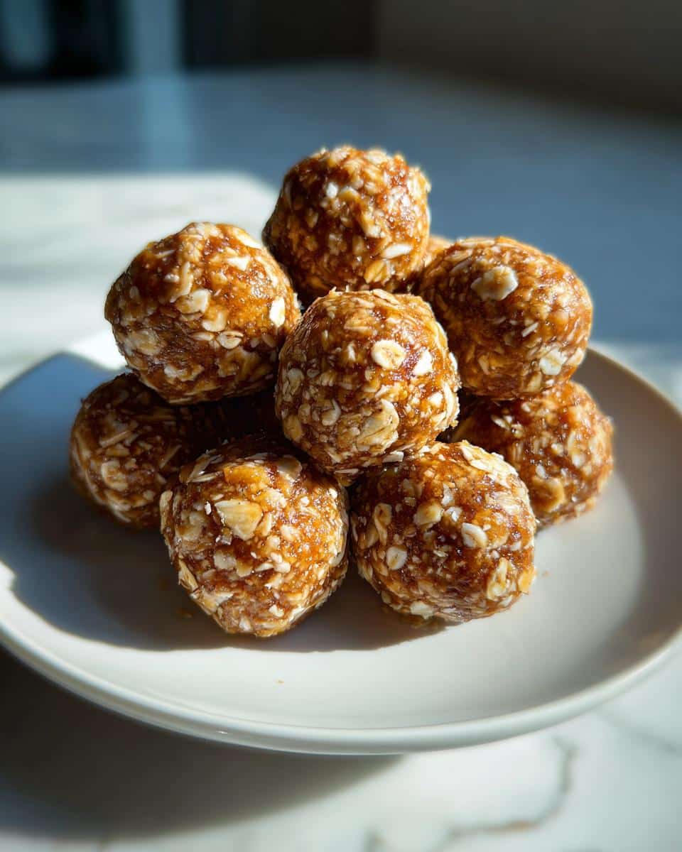 3-Ingredient Peanut Butter Oat Energy Balls - detail 2