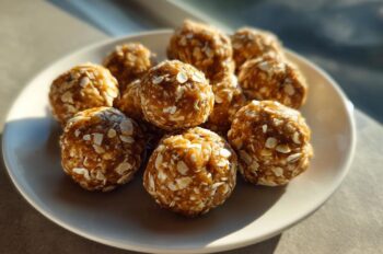 3-Ingredient Peanut Butter Oat Energy Balls