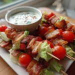 BLT Skewers with Ranch Dip – A Fun Finger Food for Kids