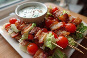 BLT Skewers with Ranch Dip – A Fun Finger Food for Kids