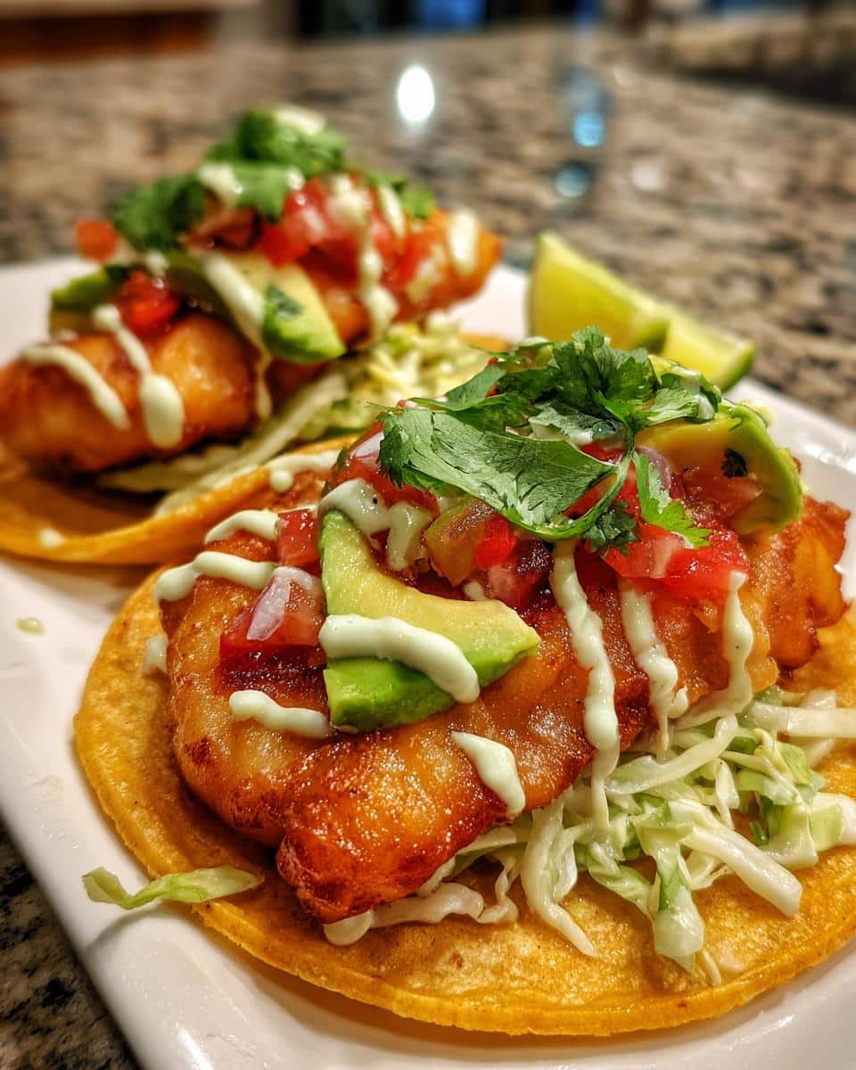 Baja Fish Tacos - detail 2