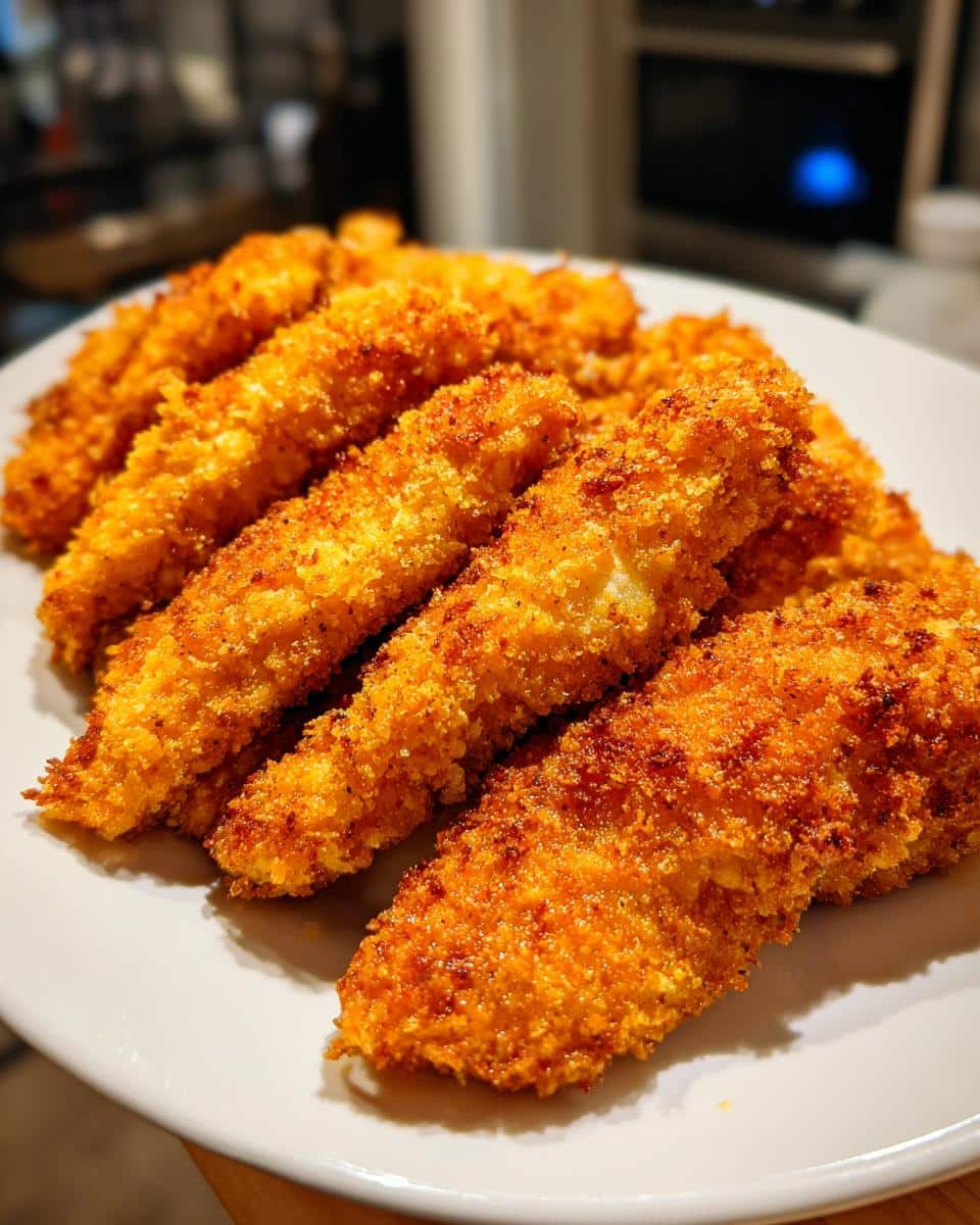 Baked Parmesan Chicken Tenders – Golden Crispy Bites for Kids - detail 2