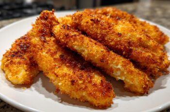 Baked Parmesan Chicken Tenders – Golden Crispy Bites for Kids
