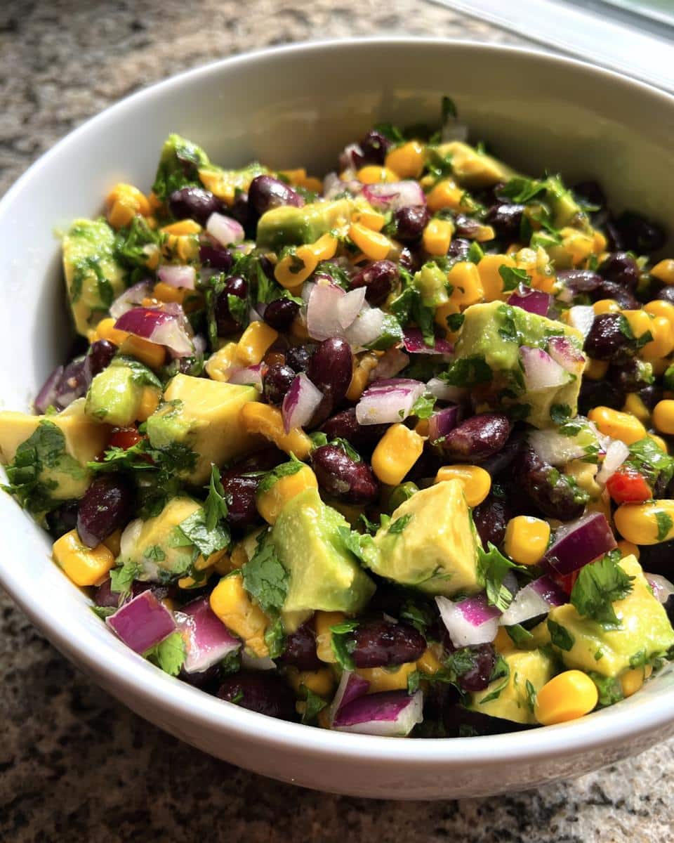 Black Bean, Corn & Avocado Salad - detail 2