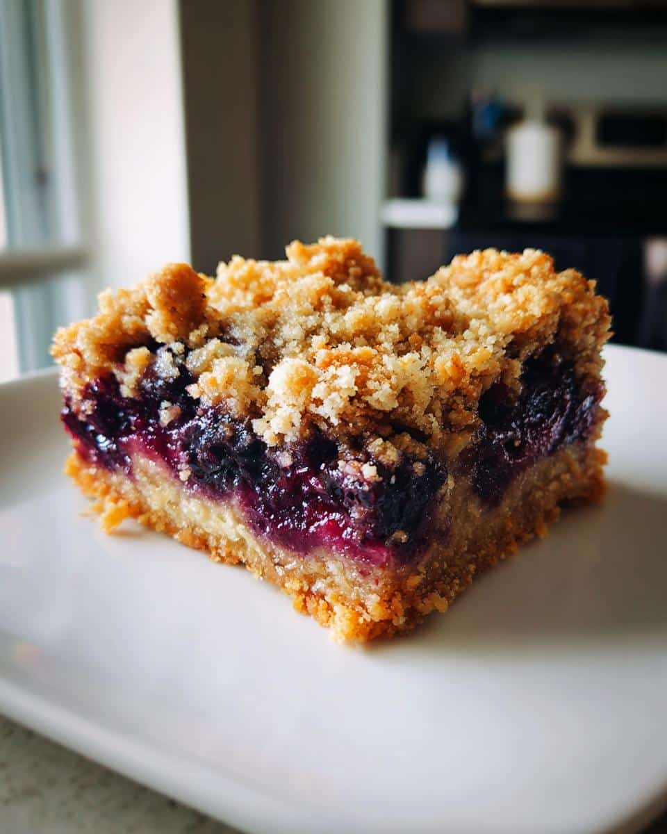 Blueberry Crumble Bars - detail 1