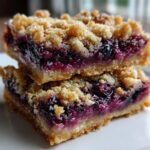 Blueberry Crumble Bars