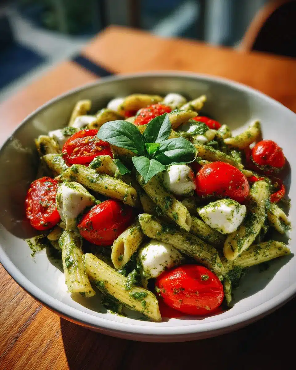 Caprese Pesto Pasta Salad - detail 1