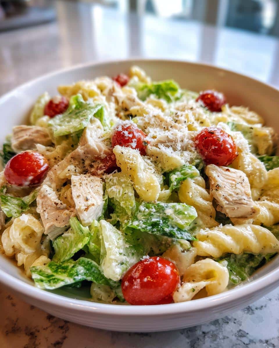 Chicken Caesar Pasta Salad – A Cool Lunchbox Win for Big Kids - detail 1