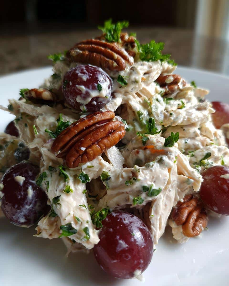 Classic Chicken Salad with Grapes and Pecans - detail 1