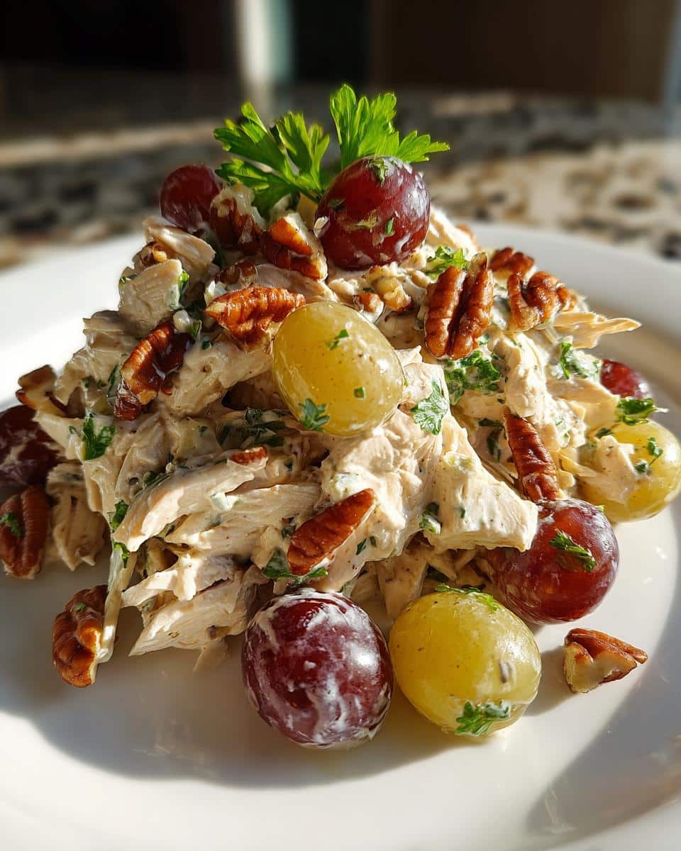 Classic Chicken Salad with Grapes and Pecans - detail 2