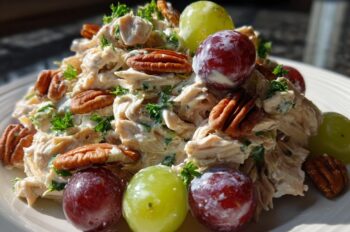 Classic Chicken Salad with Grapes and Pecans