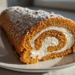Classic Pumpkin Roll with Cream Cheese Filling