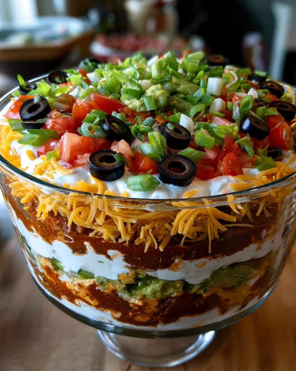 Classic Seven-Layer Dip - detail 1