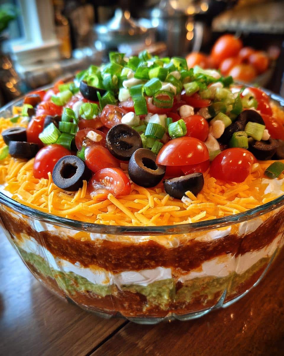 Classic Seven-Layer Dip - detail 2