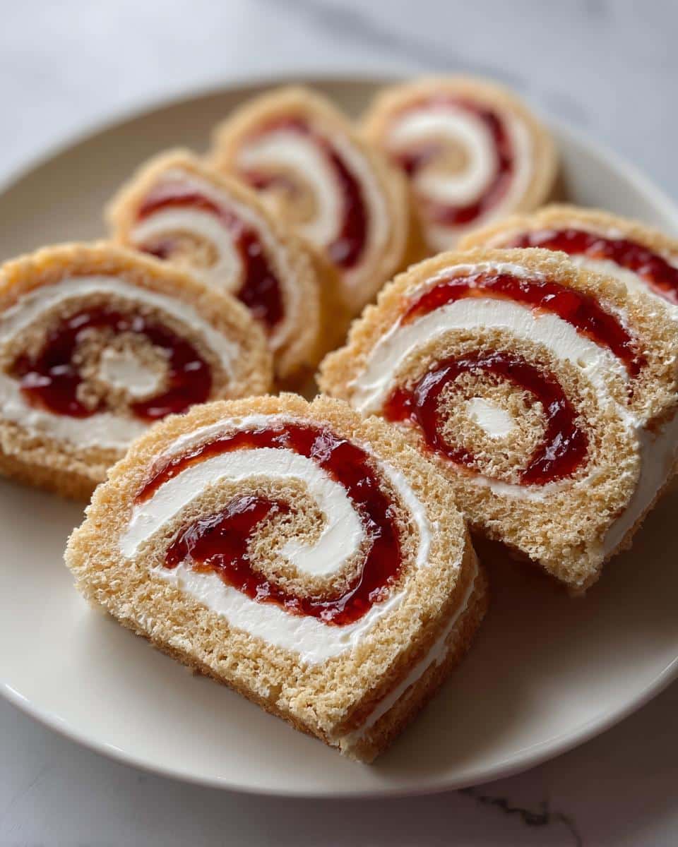 Cream Cheese & Jam Pinwheel Sandwiches - detail 2