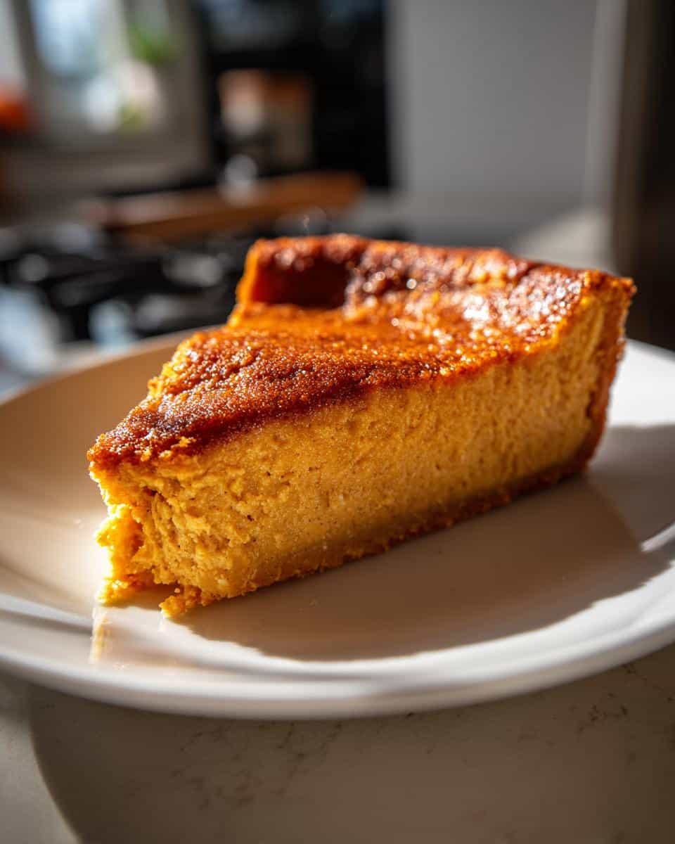 Crustless Pumpkin Pie (Low-Carb) - detail 2