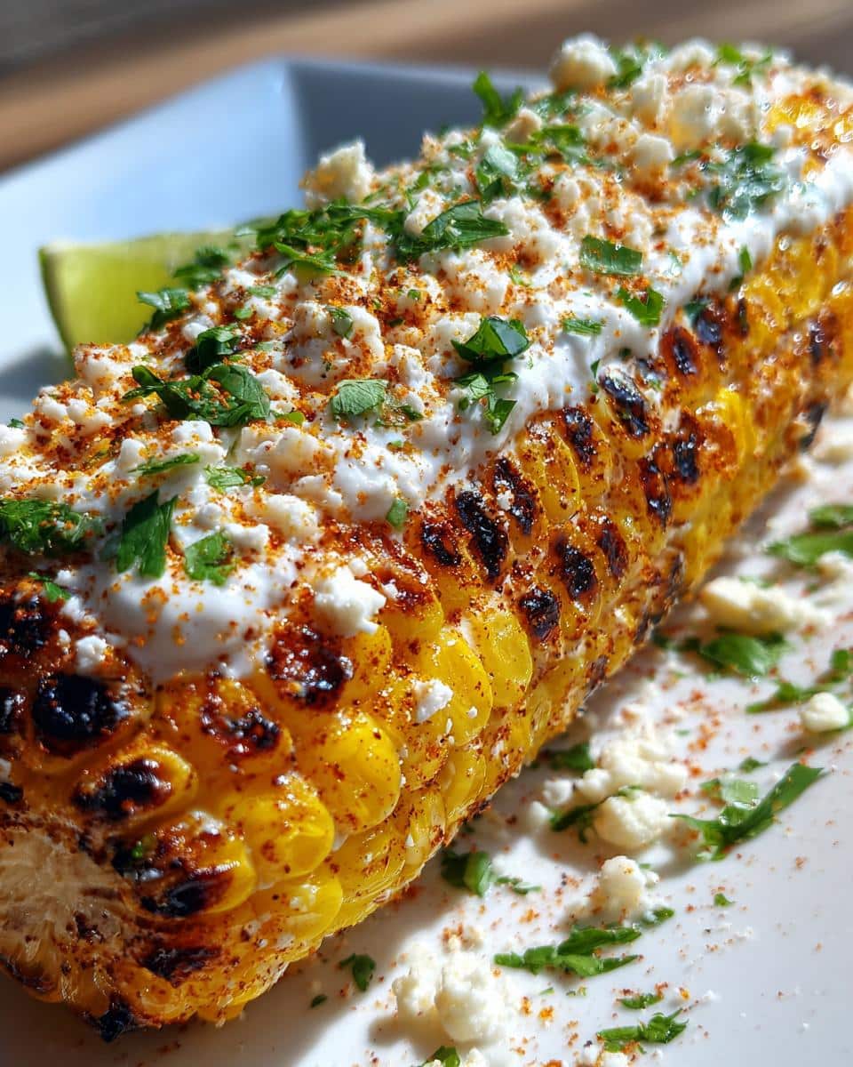 Elote (Mexican Street Corn) - detail 2