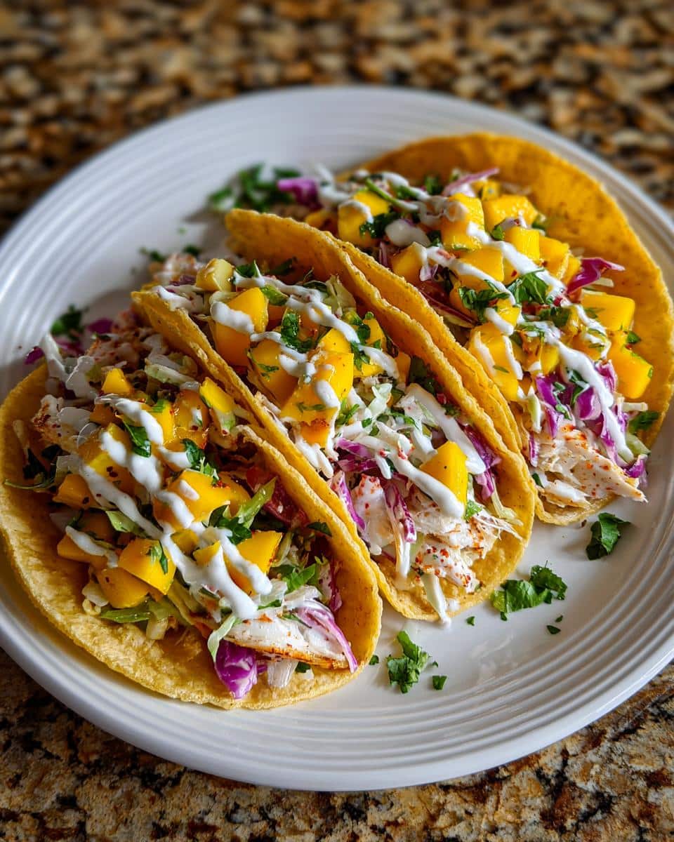 Fish Tacos with Mango Slaw - detail 1