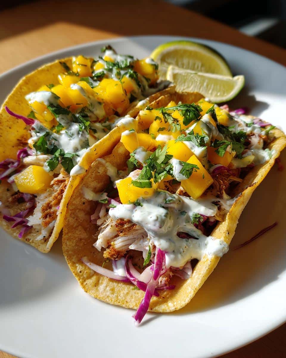 Fish Tacos with Mango Slaw - detail 2