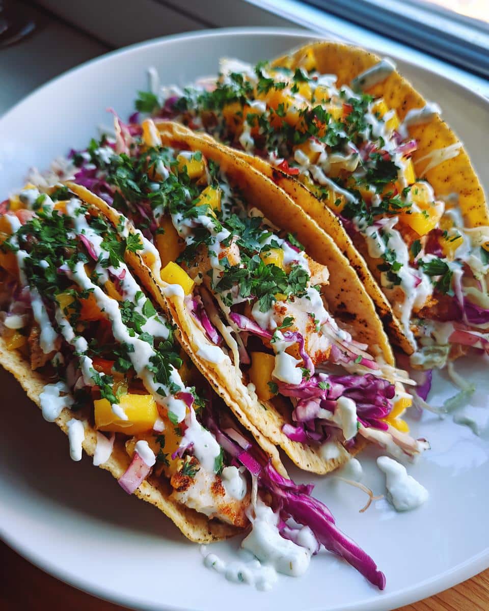 Fish Tacos with Mango Slaw - detail 3
