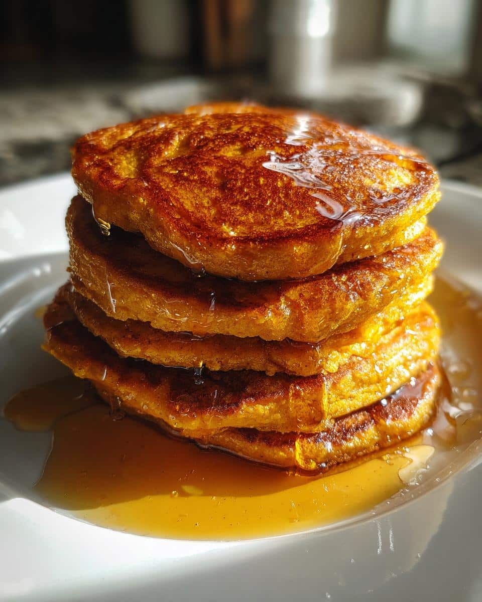 Fluffy Pumpkin Pancakes - detail 1