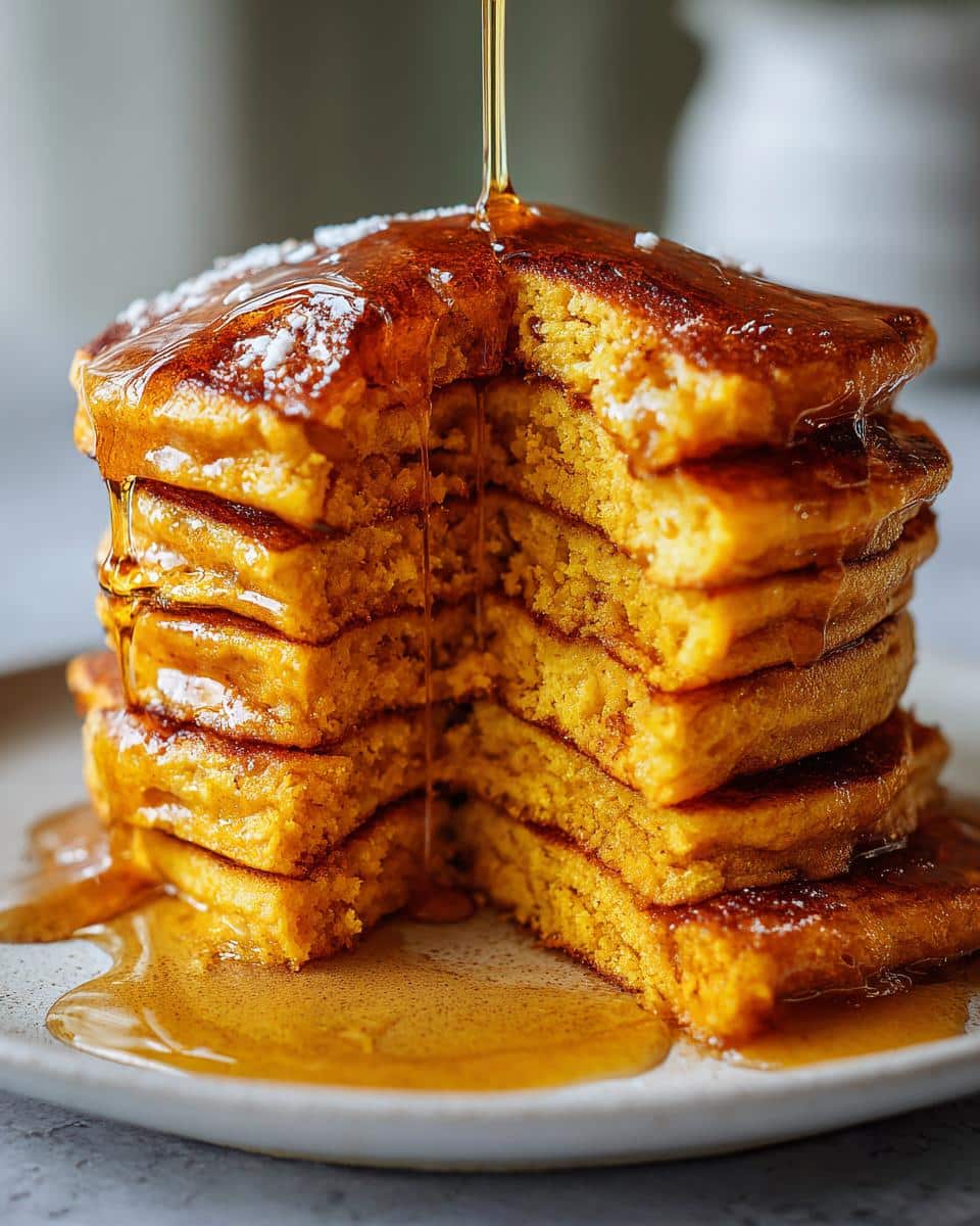 Fluffy Pumpkin Pancakes - detail 2