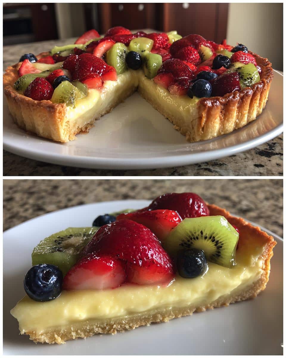 Fresh Fruit Tart with Pastry Cream - detail 1