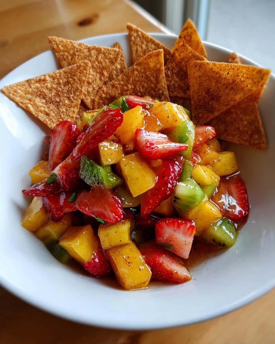 Fruit Salsa with Cinnamon Chips – A Colorful Snack for Tiny Dippers - detail 1