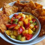 Fruit Salsa with Cinnamon Chips – A Colorful Snack for Tiny Dippers