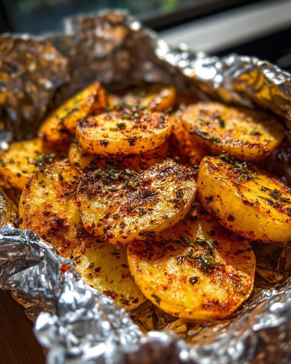 Grilled Potatoes in Foil Packets - detail 2