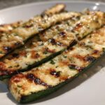 Grilled Zucchini with Parmesan and Garlic