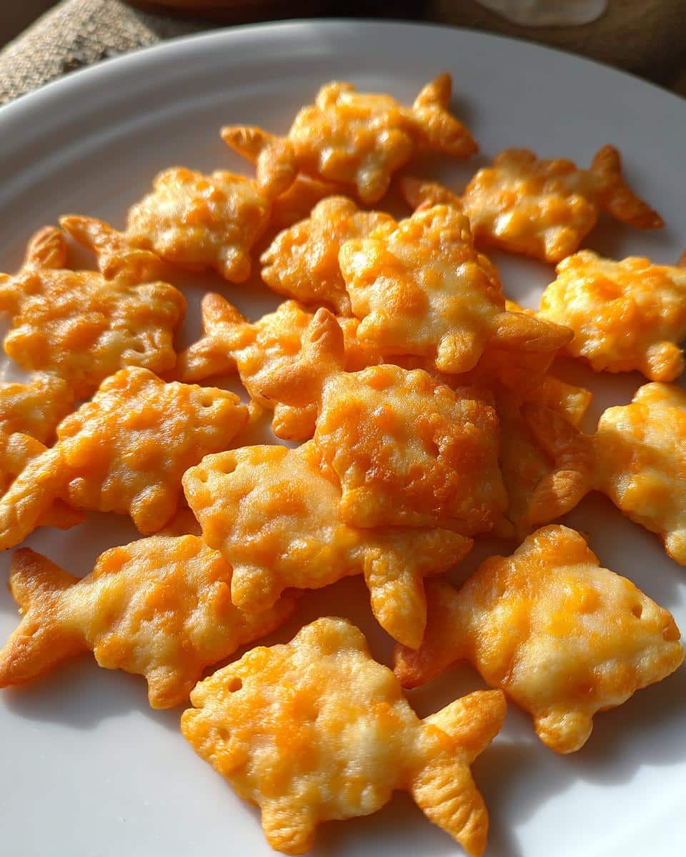 Homemade Goldfish Crackers - detail 1
