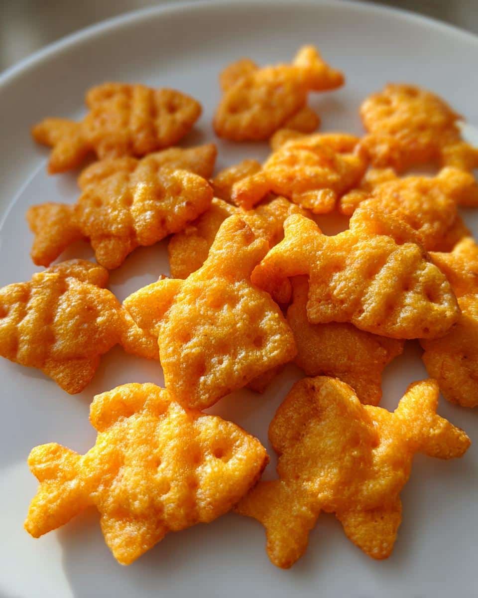 Homemade Goldfish Crackers - detail 2