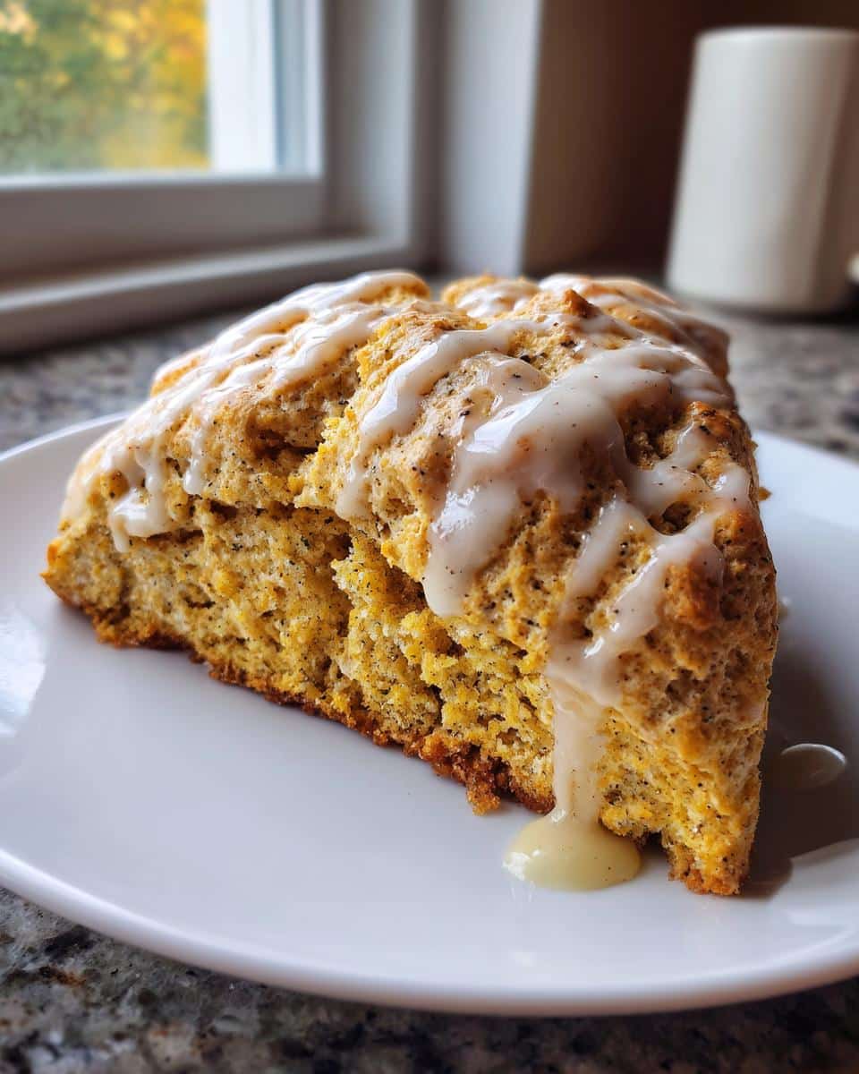 Iced Pumpkin Spice Scones (Starbucks Copycat) - detail 2