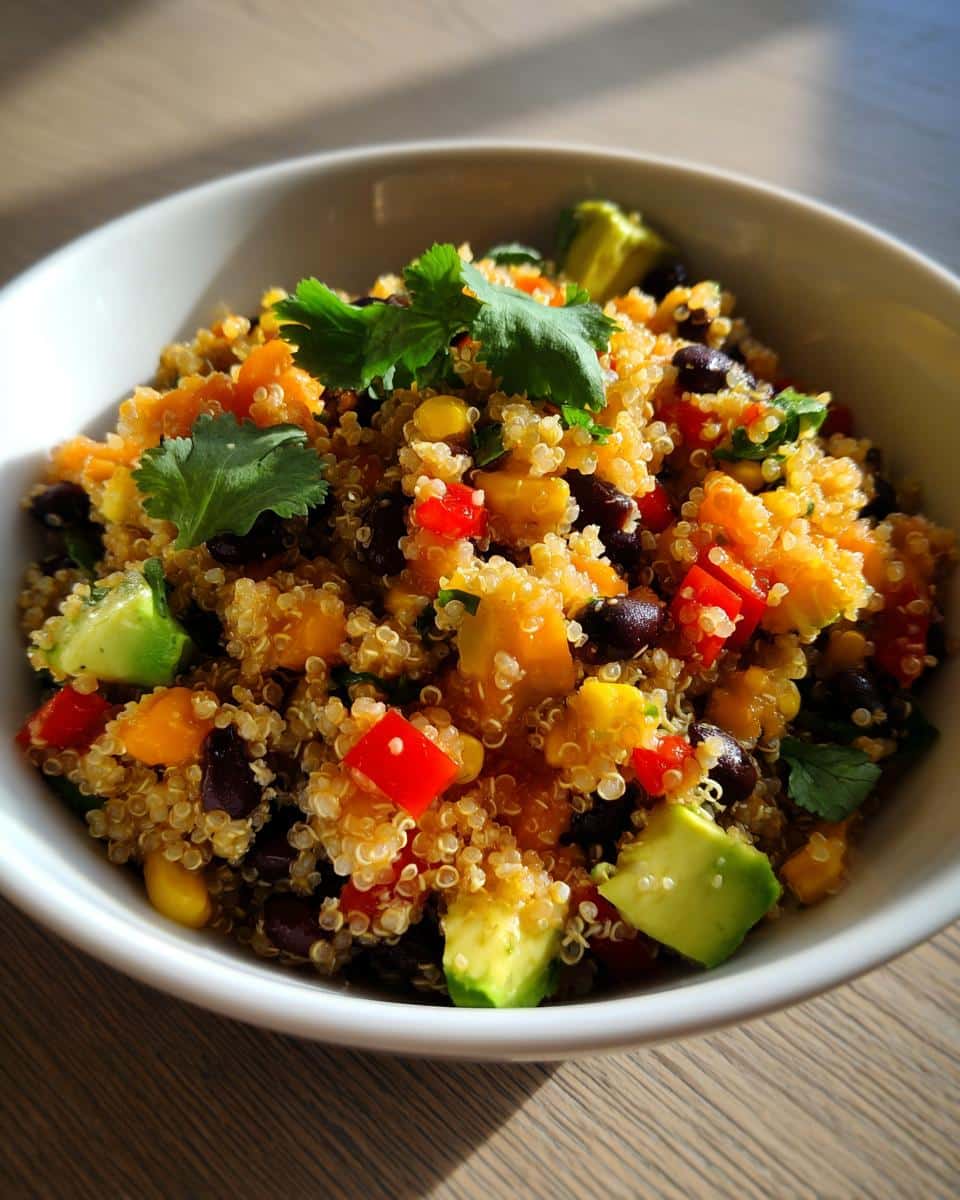 Mexican Quinoa Salad with Orange Lime Dressing - detail 1