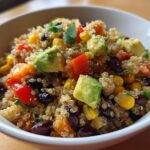 Mexican Quinoa Salad with Orange Lime Dressing