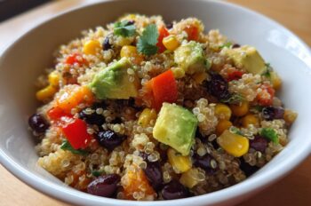 Mexican Quinoa Salad with Orange Lime Dressing