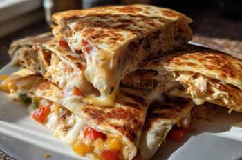 Mild Chicken and Veggie Quesadillas