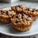Mini Chocolate Chip Baked Oatmeal Cups for Toddlers