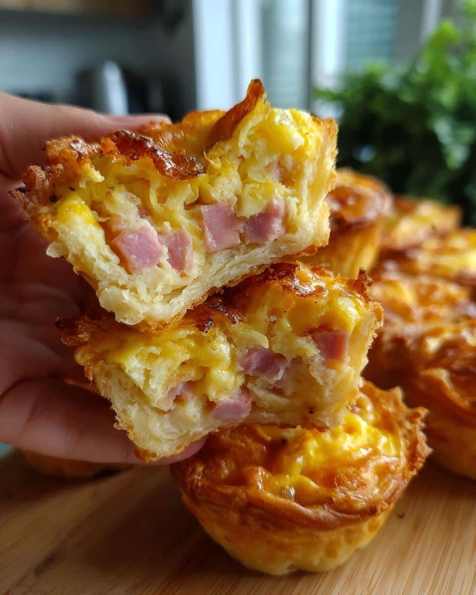 Mini Ham & Cheese Quiches – Bite-Sized Breakfast for Growing Appetites - detail 1