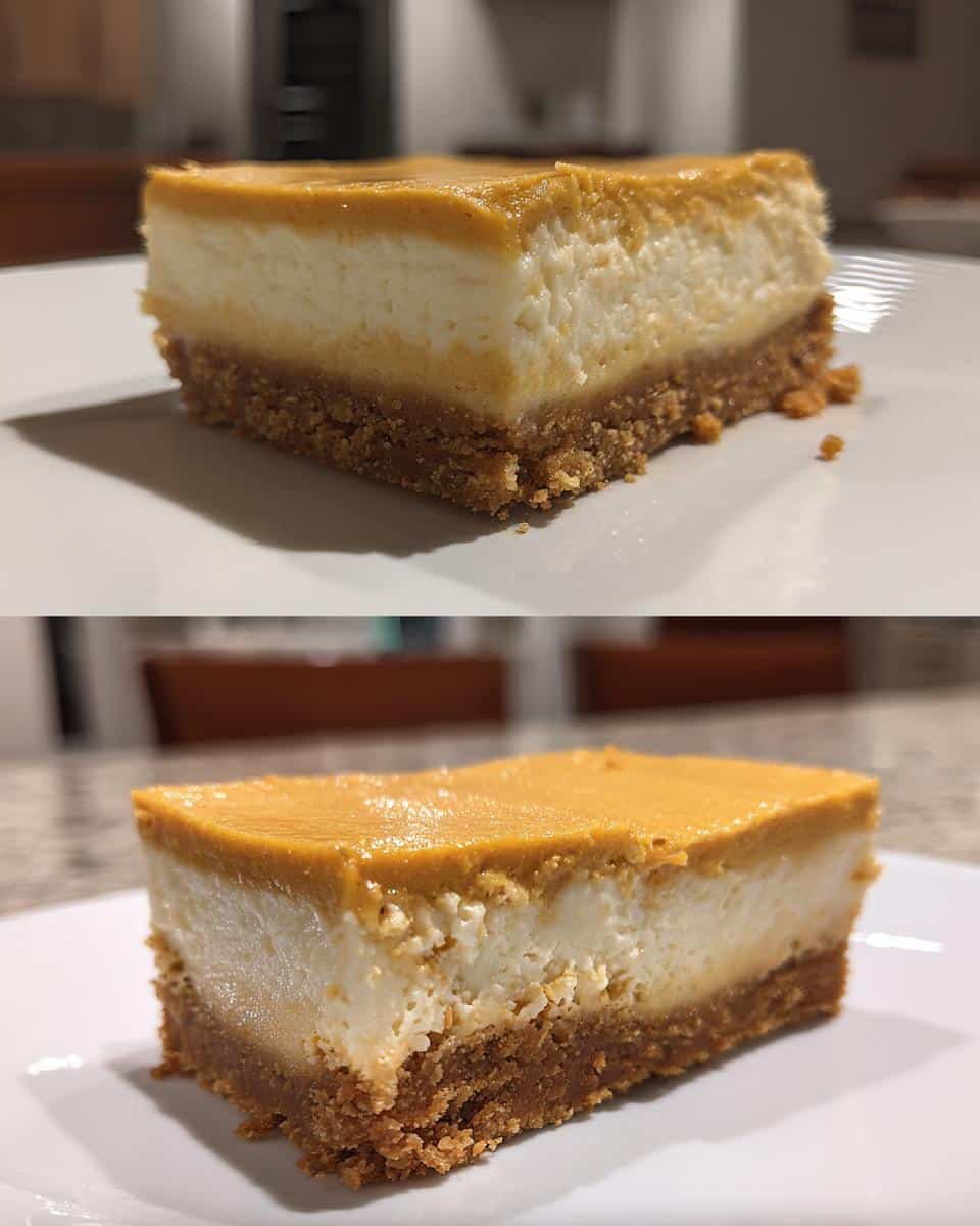 No-Bake Pumpkin Cheesecake Bars - detail 2
