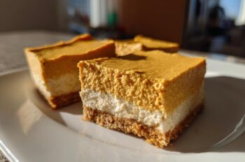 No-Bake Pumpkin Cheesecake Bars