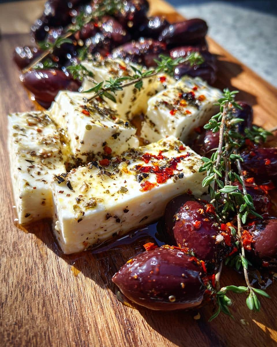Olive Feta Board - detail 1