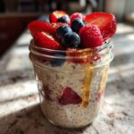 Overnight Oats with Chia Seeds & Berries