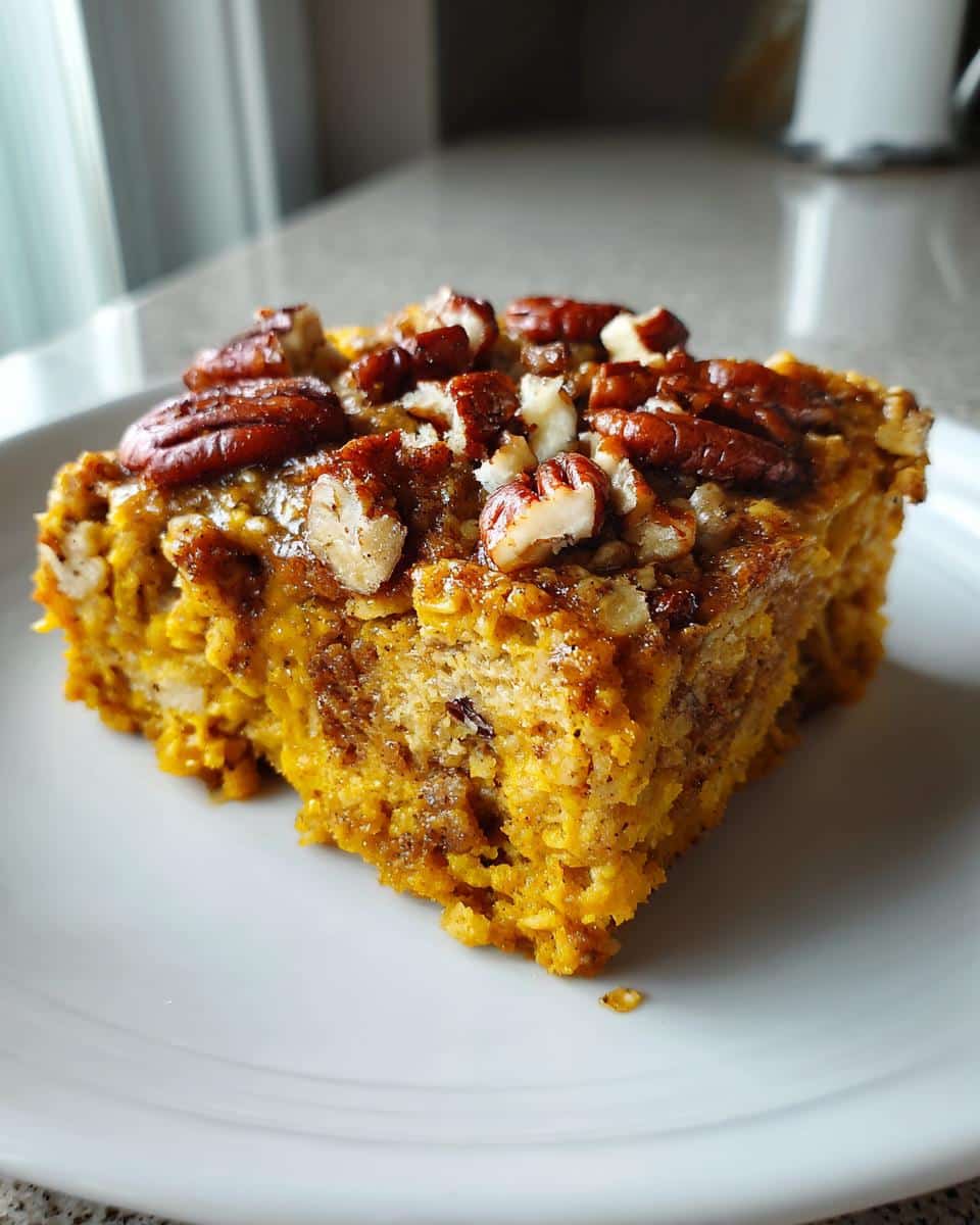 Pumpkin Spice Baked Oatmeal - detail 2