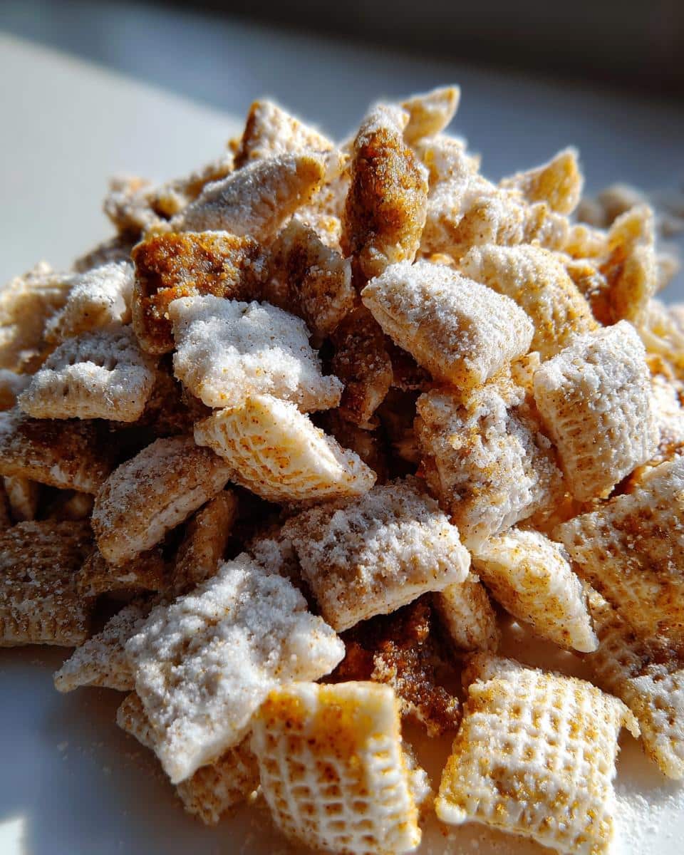 Pumpkin Spice Puppy Chow (Muddy Buddies) - detail 2