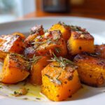 Roasted Pumpkin with Garlic and Herbs