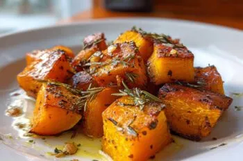 Roasted Pumpkin with Garlic and Herbs