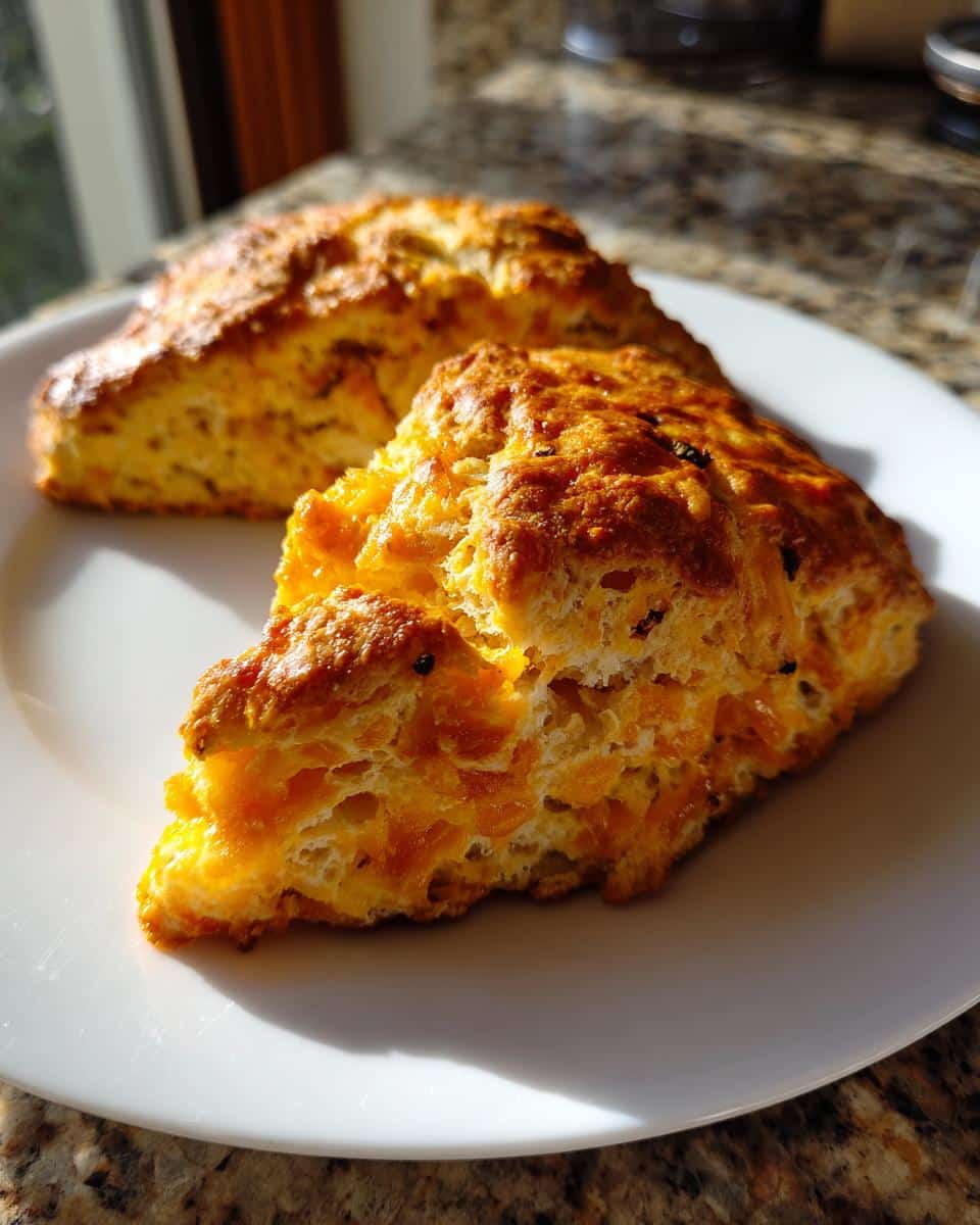 Savory Pumpkin and Cheddar Scones - detail 2