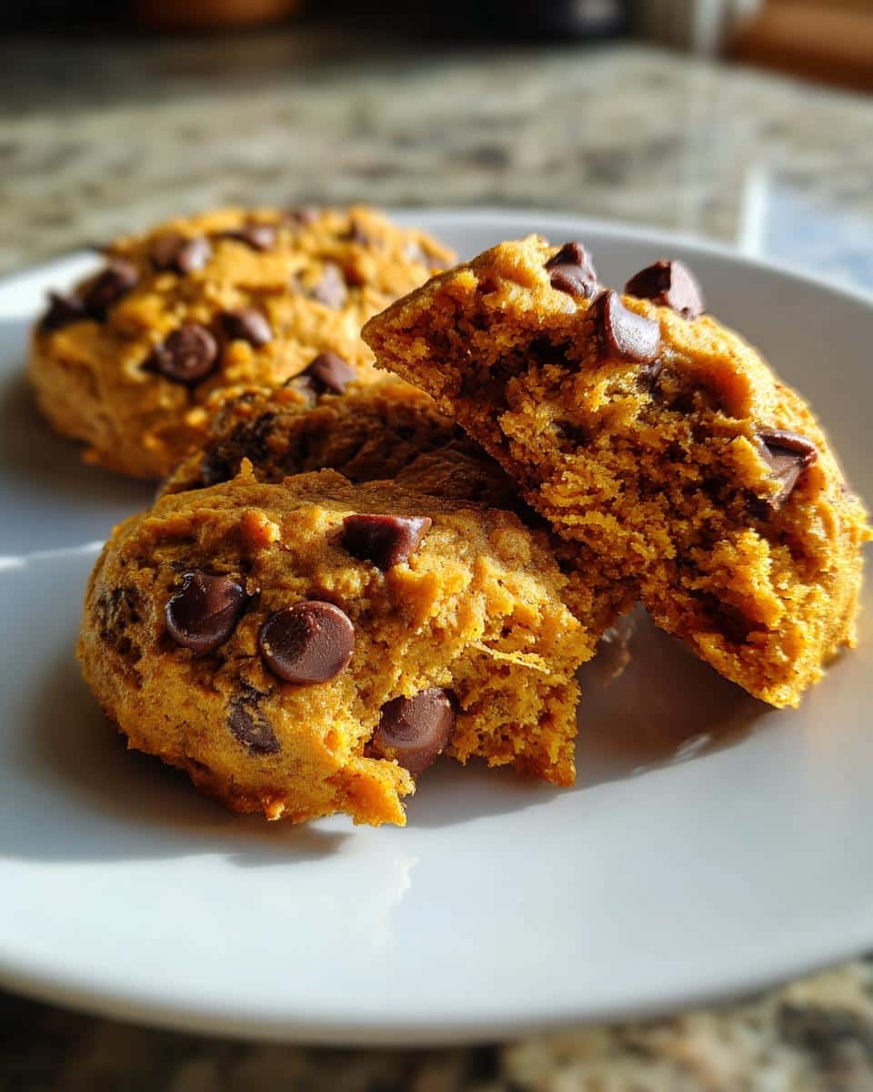 Soft & Chewy Pumpkin Chocolate Chip Cookies - detail 1